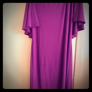 Purple Over The Knee Dress